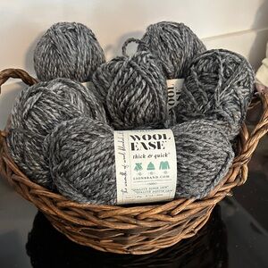 Lion Brand Wool-Ease Thick & Quick Yarn Color Licorice